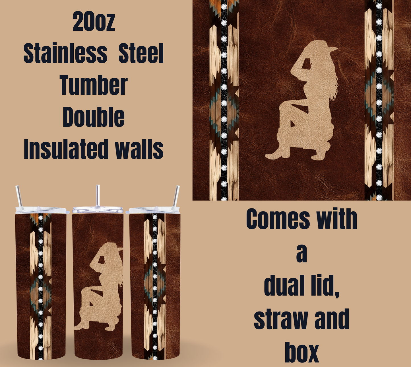 Cowgirl Quencher Tumblers
