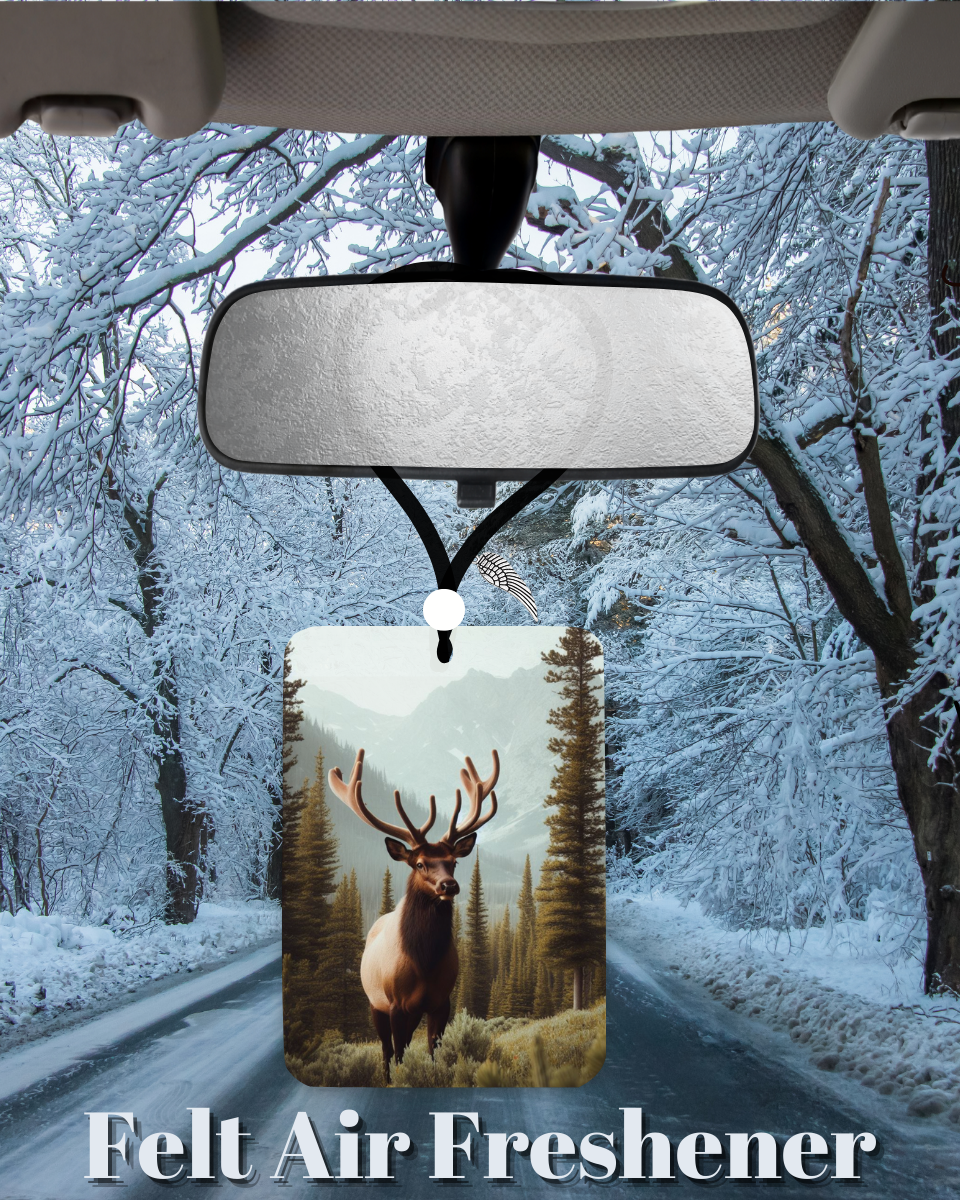 Majestic Wilderness Elk Air Freshener Series