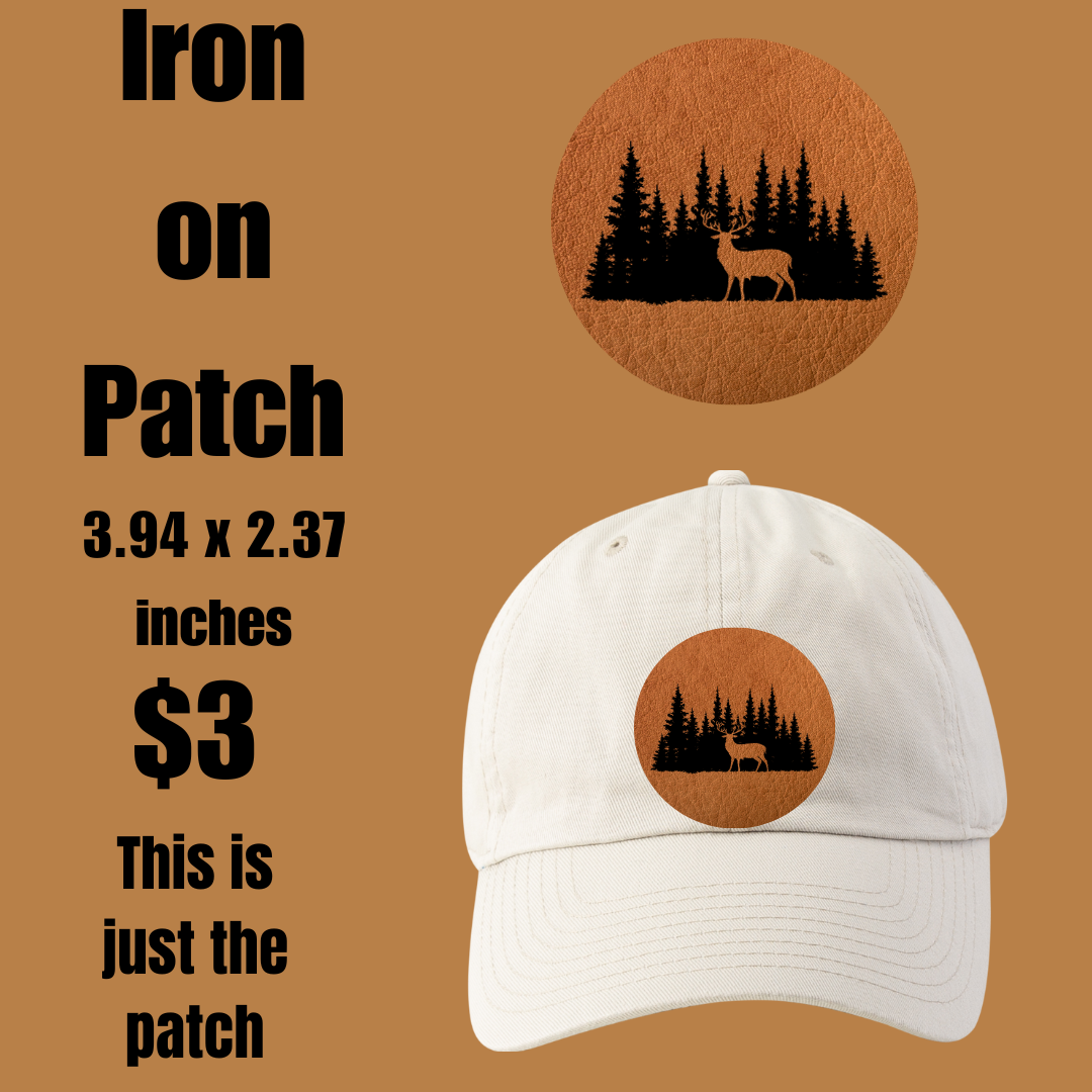 Enchanted Forest Deer Iron-on Patch