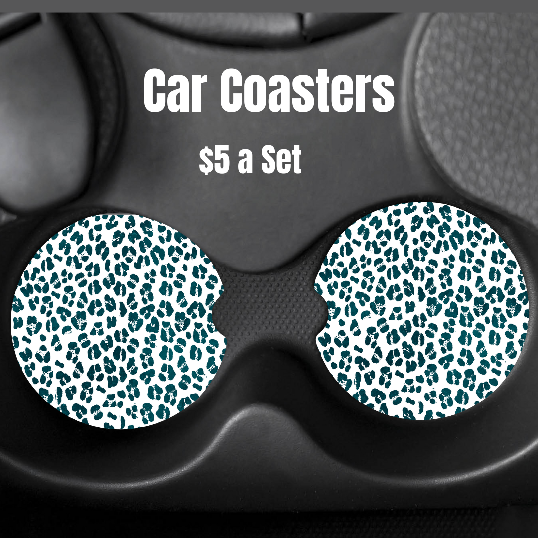 Kaleidoscope Dapples Car Coasters