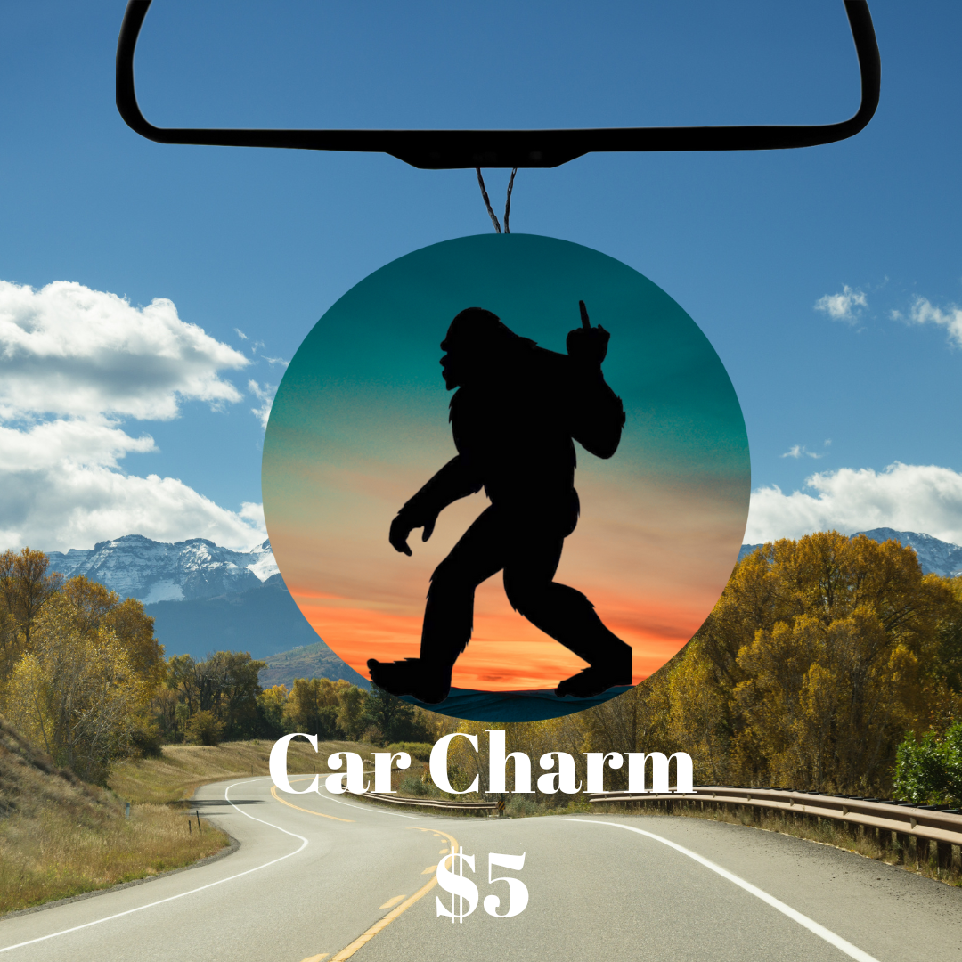 Big Foot Car Charm