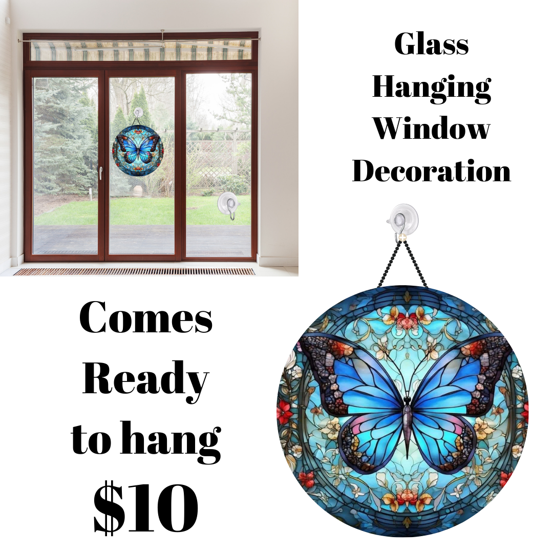 Enchanted Garden Butterfly Window Accent