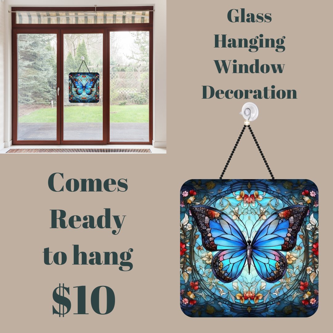 Enchanted Garden Butterfly Window Accent