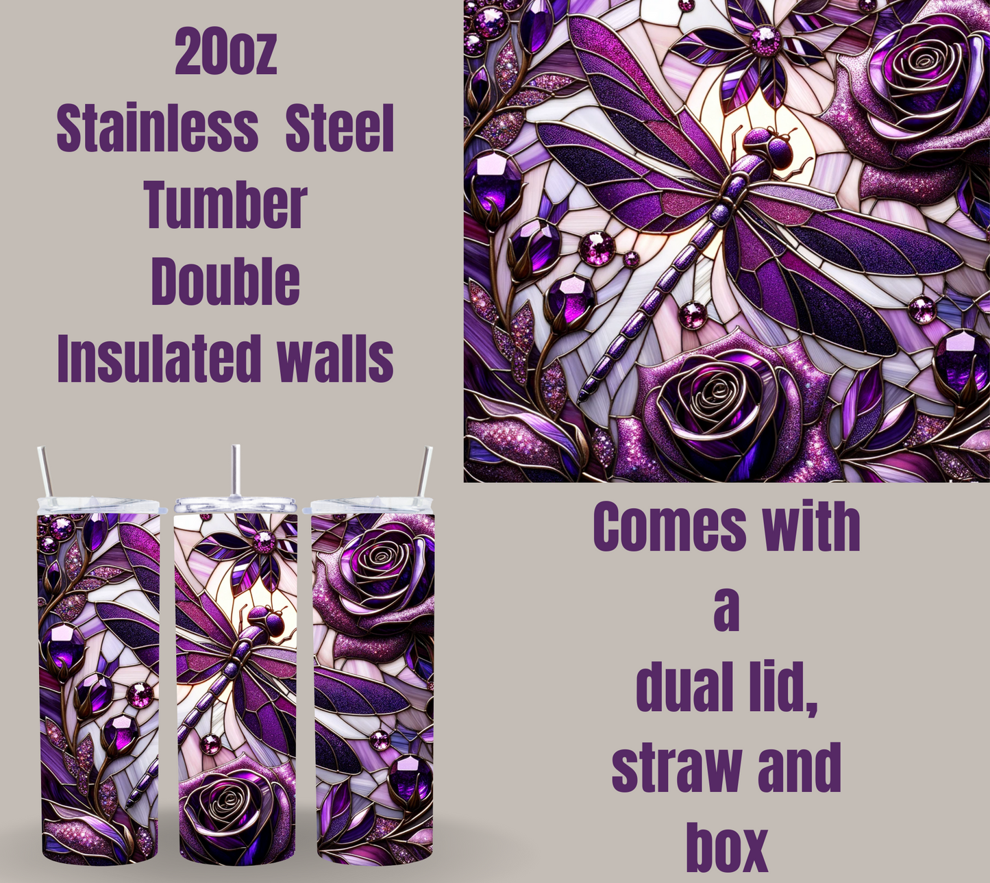 Luminous Botanica Insulated Tumbler Collection