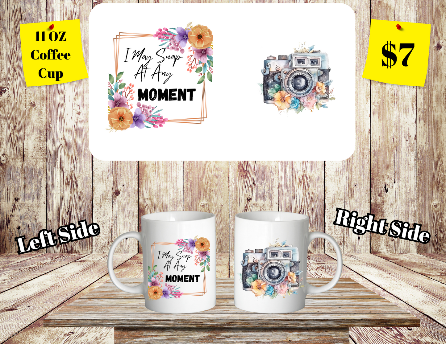 Photographer's Bloom - Snap Moment Coffee Mugs