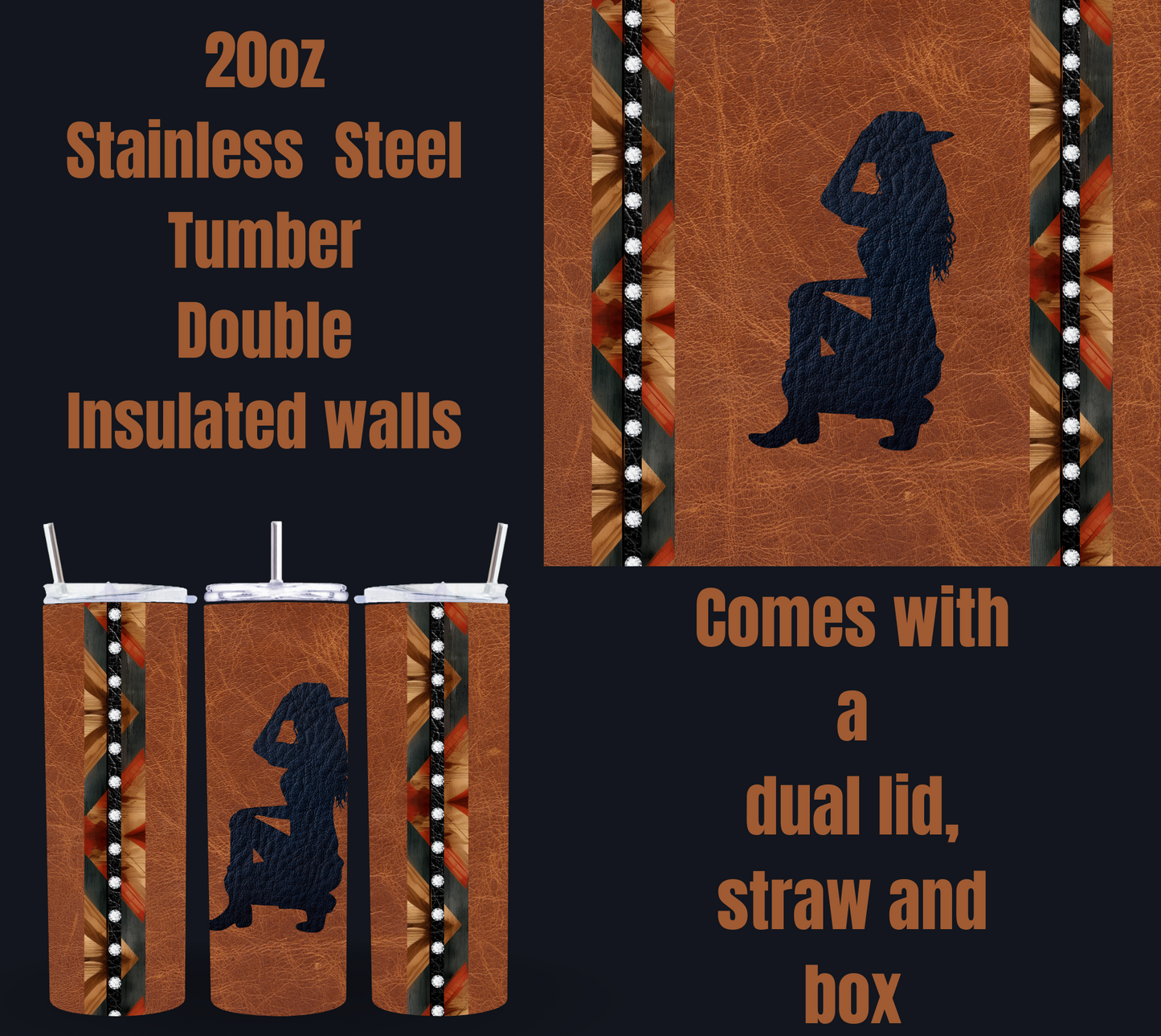Cowgirl Quencher Tumblers