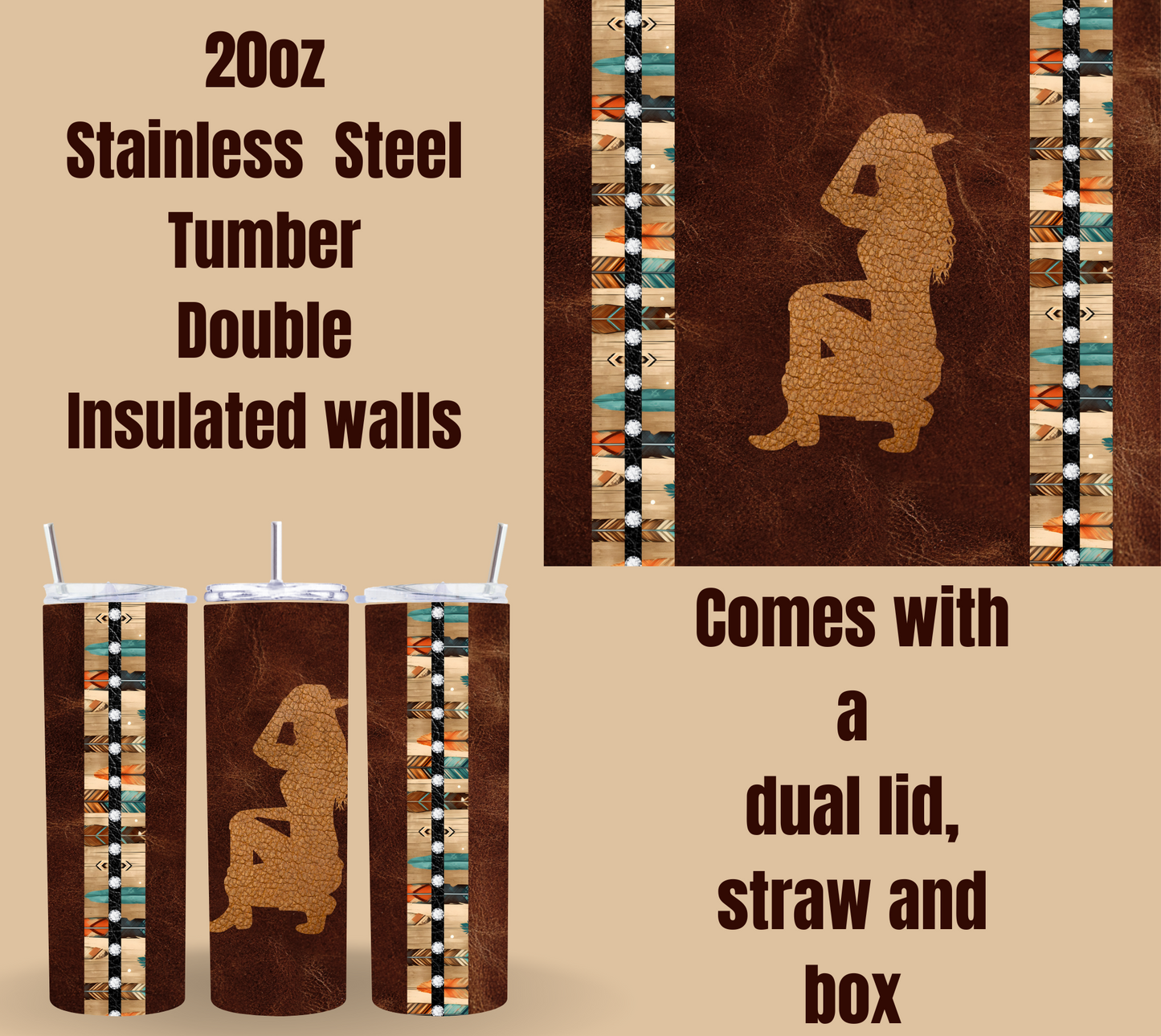 Cowgirl Quencher Tumblers