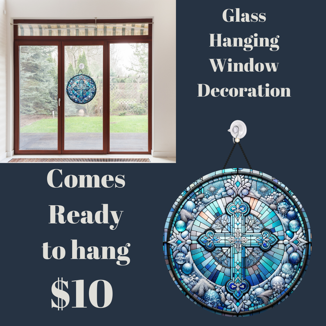 Ethereal Light Sublimated Glass Window Art