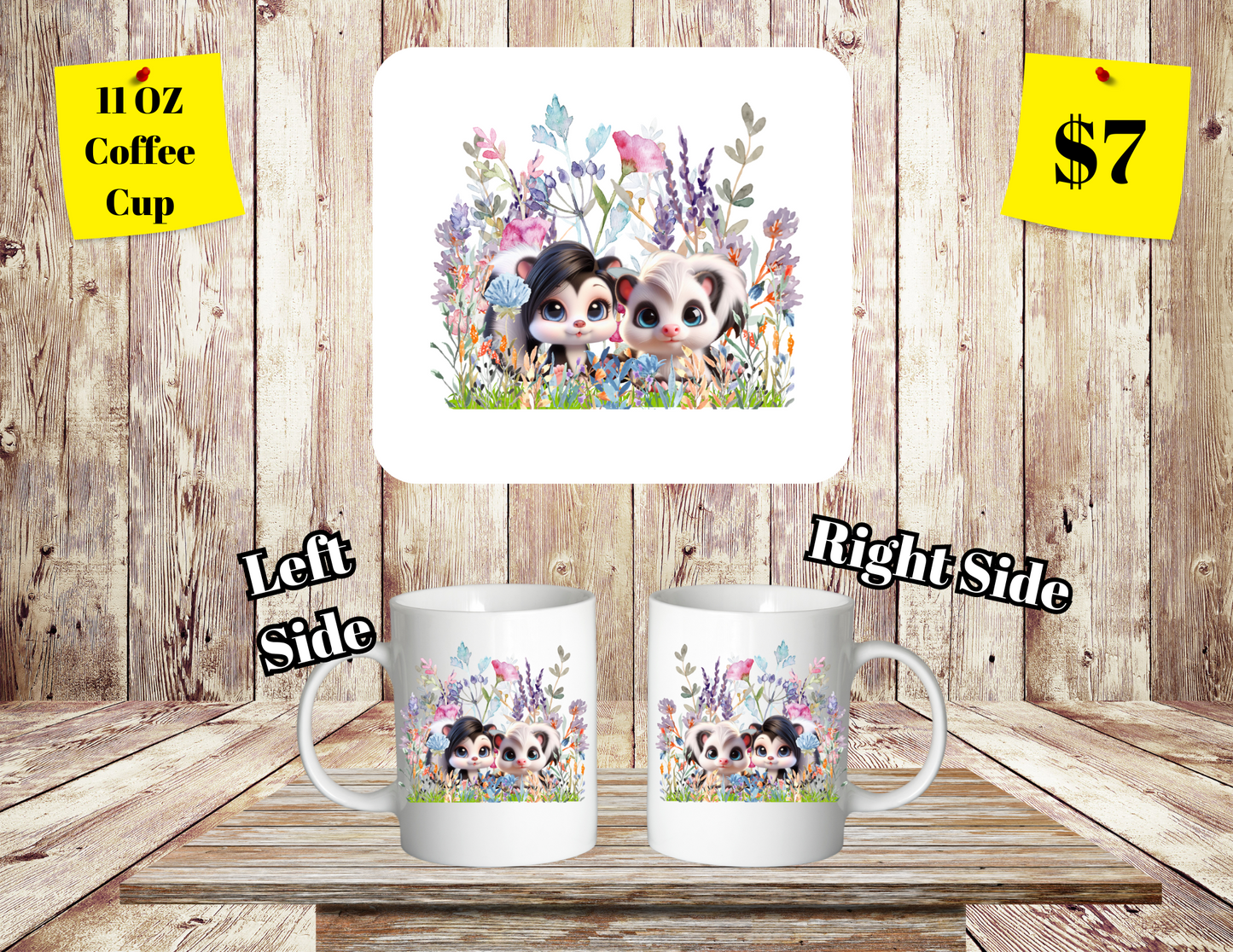 Whimsical Fauna Coffee Cup Collection