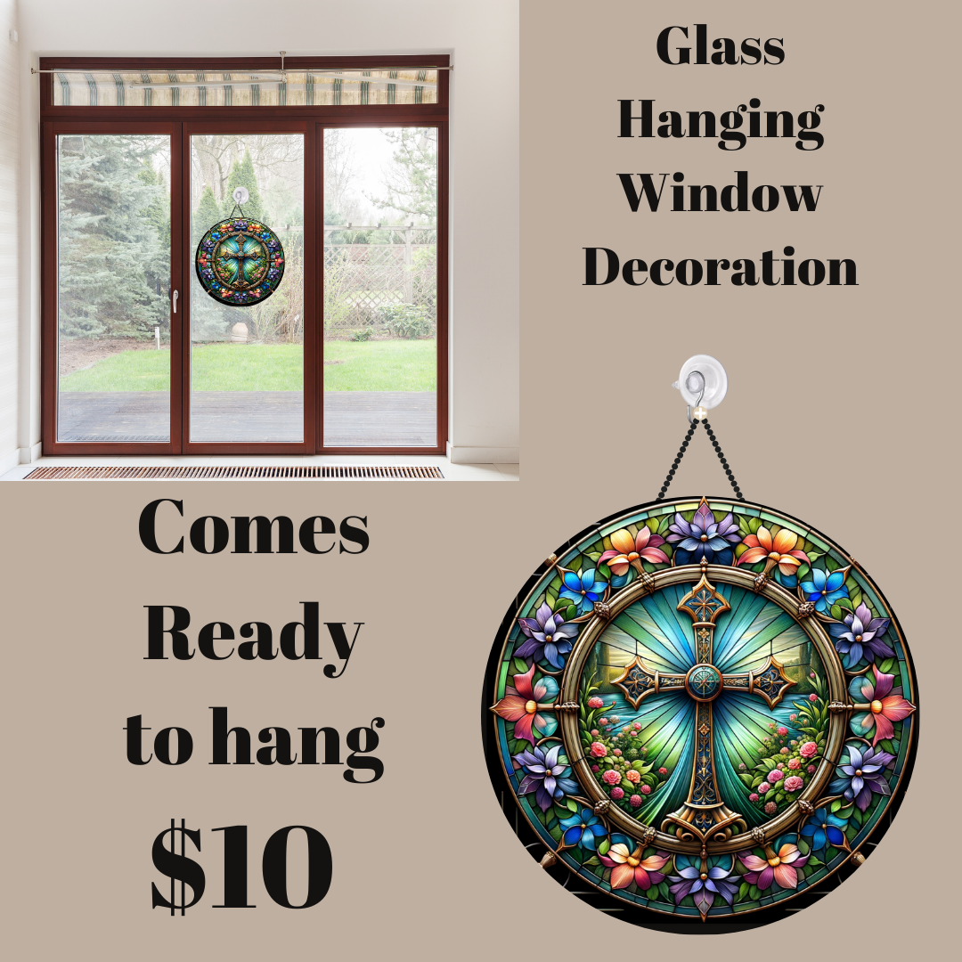 Radiant Faith Glass Suncatcher