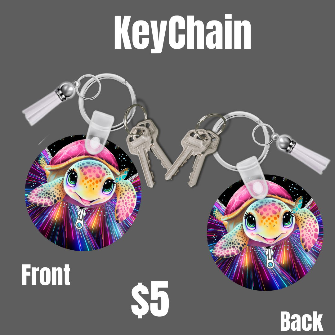 Baby Turtle Keychain