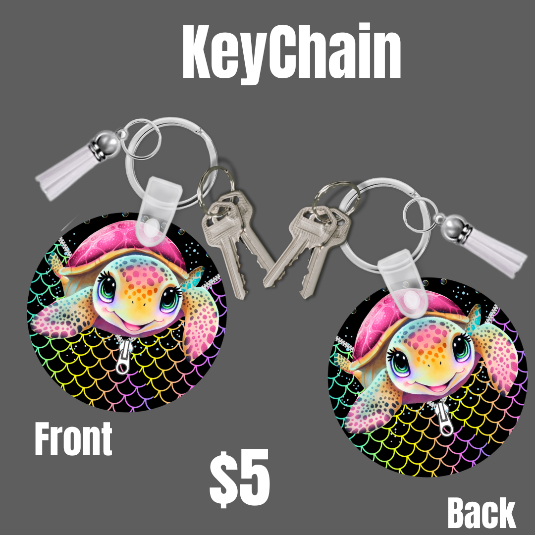 Baby Turtle Keychain