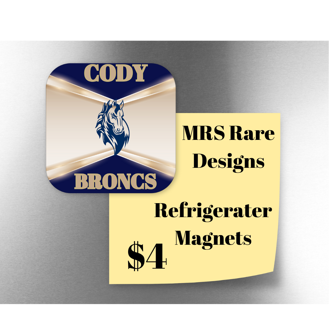 Cody Broncs Refrigerator Magnets