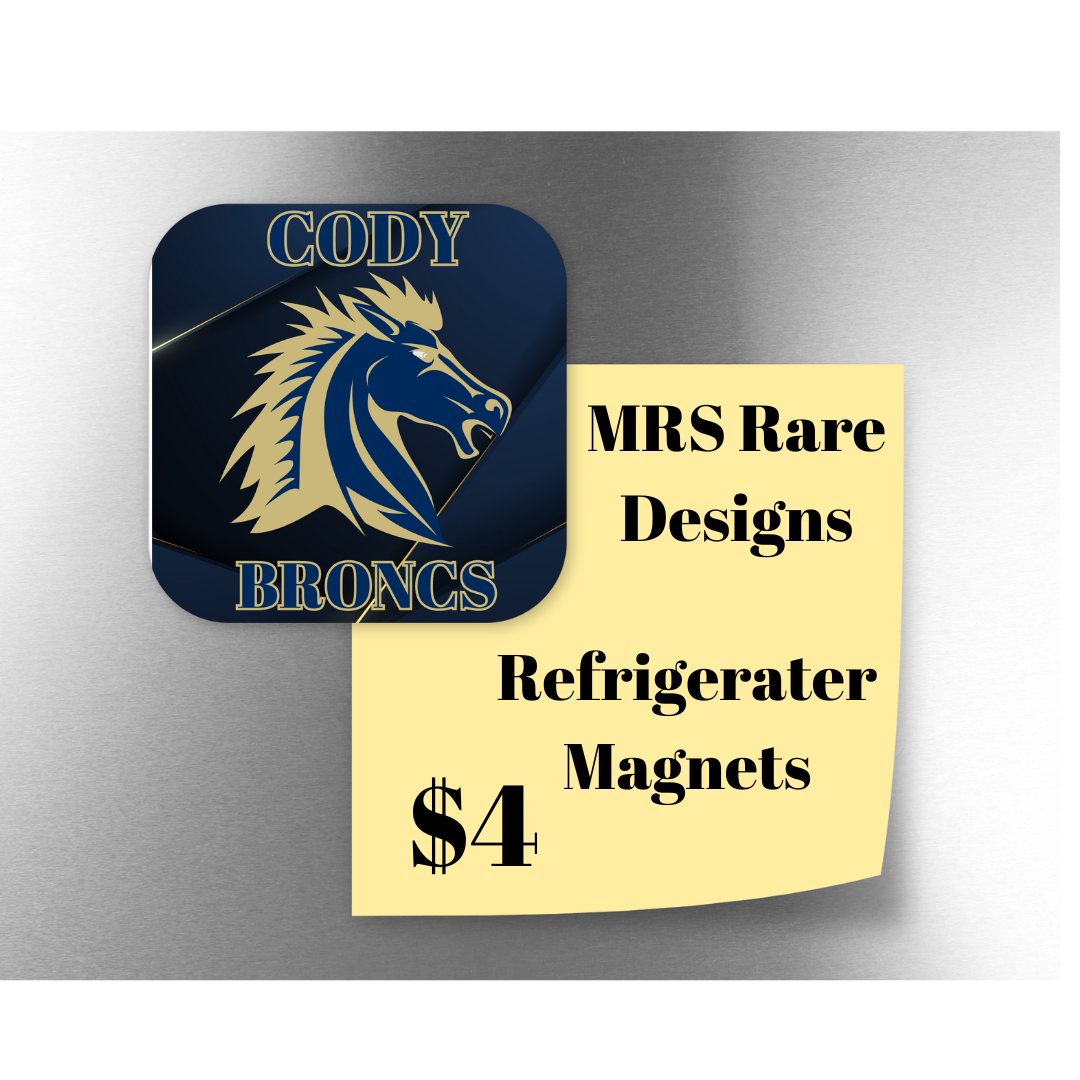 Cody Broncs Refrigerator Magnets