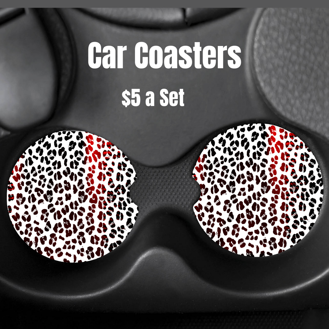 Kaleidoscope Dapples Car Coasters