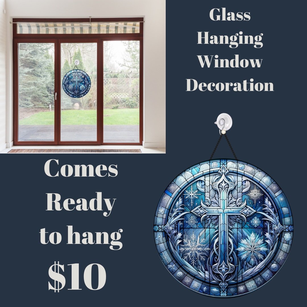 Ethereal Light Sublimated Glass Window Art