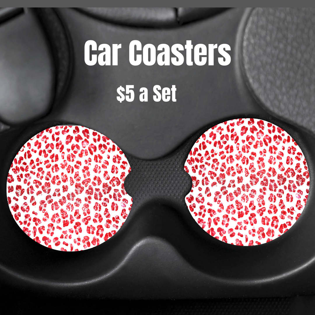 Kaleidoscope Dapples Car Coasters