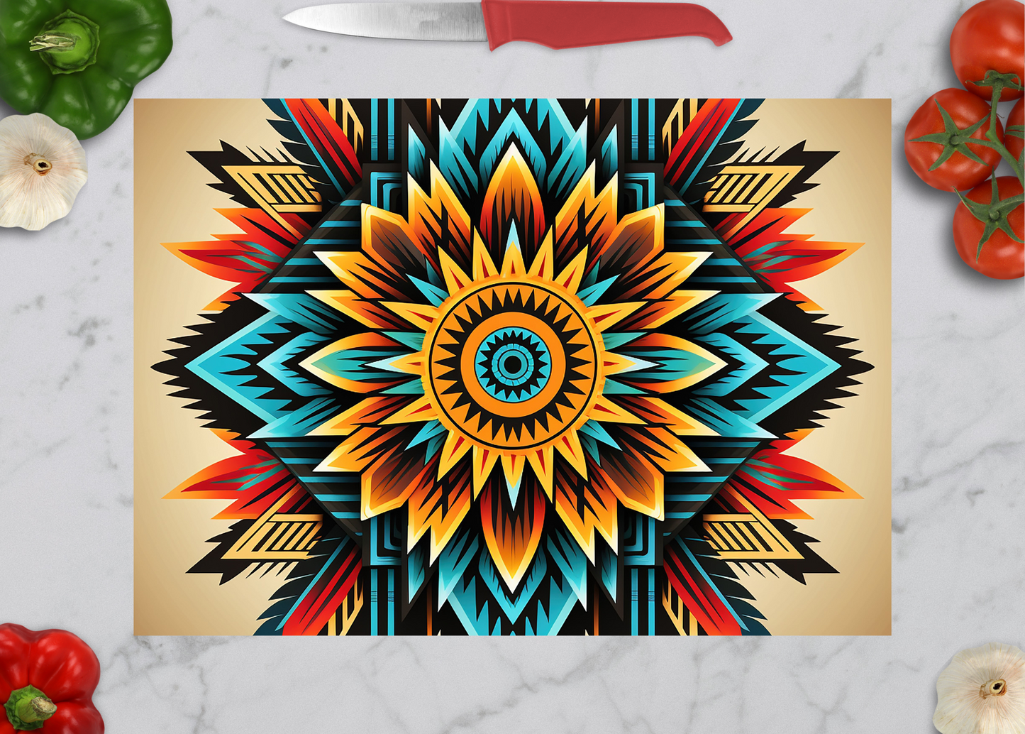 Aztec Artisan Glass Cutting Boards