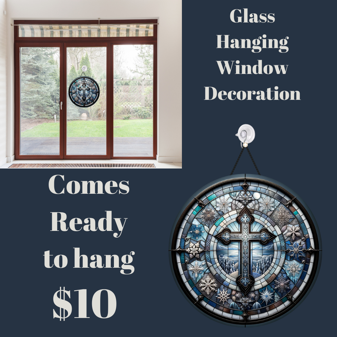 Ethereal Light Sublimated Glass Window Art