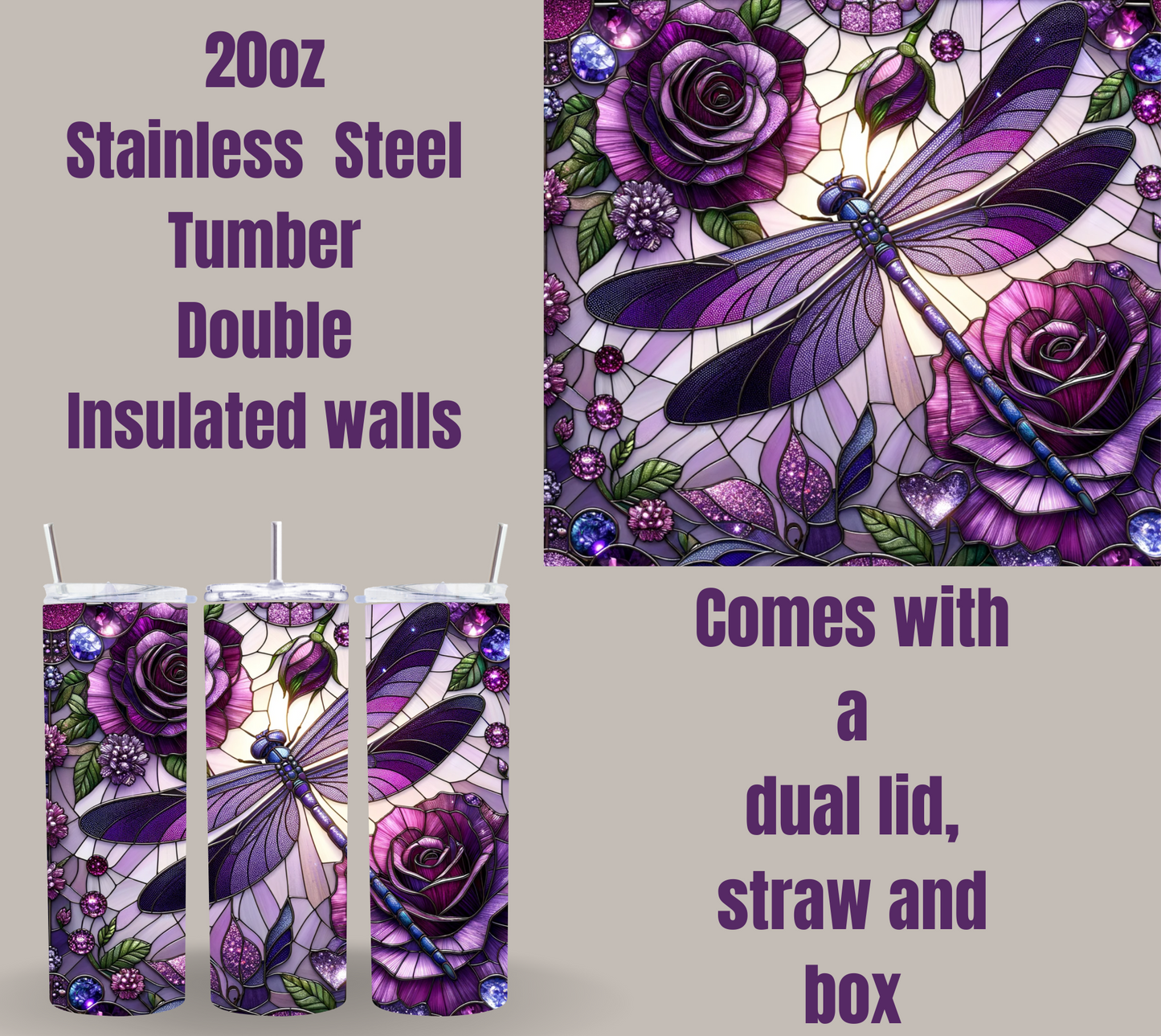 Luminous Botanica Insulated Tumbler Collection