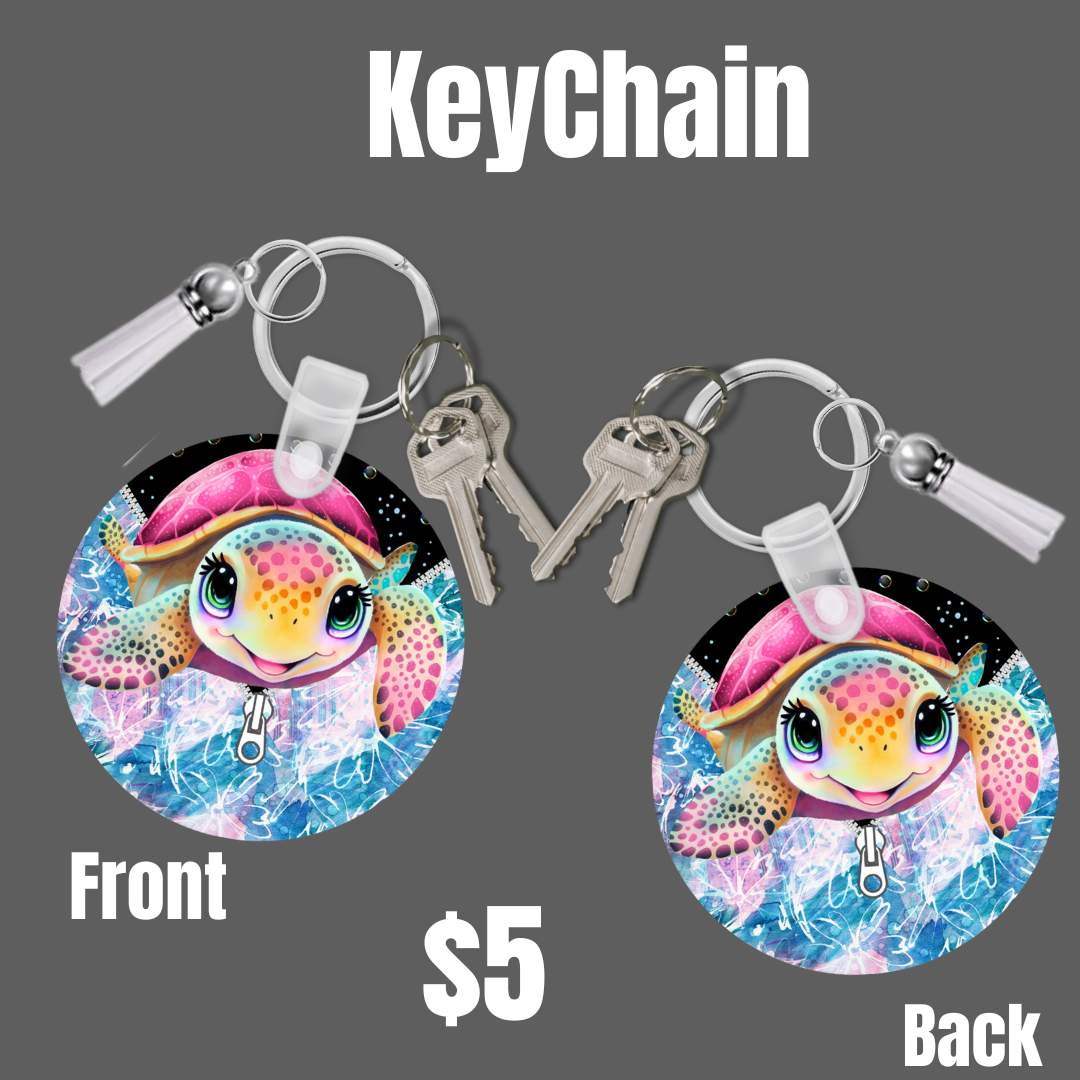 Baby Turtle Keychain