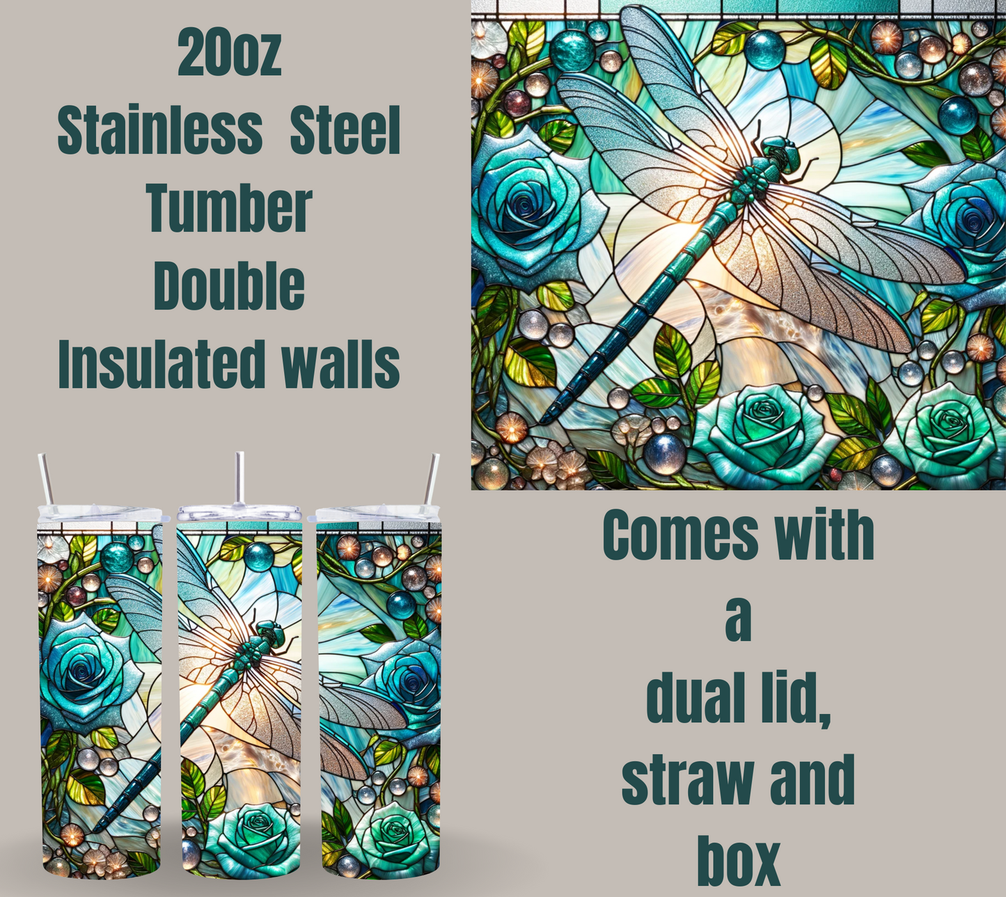 Luminous Botanica Insulated Tumbler Collection