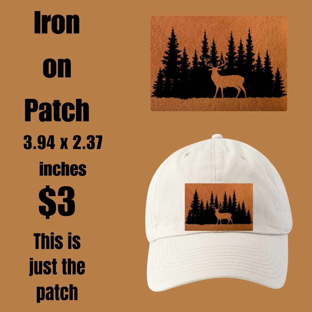 Enchanted Forest Deer Iron-on Patch