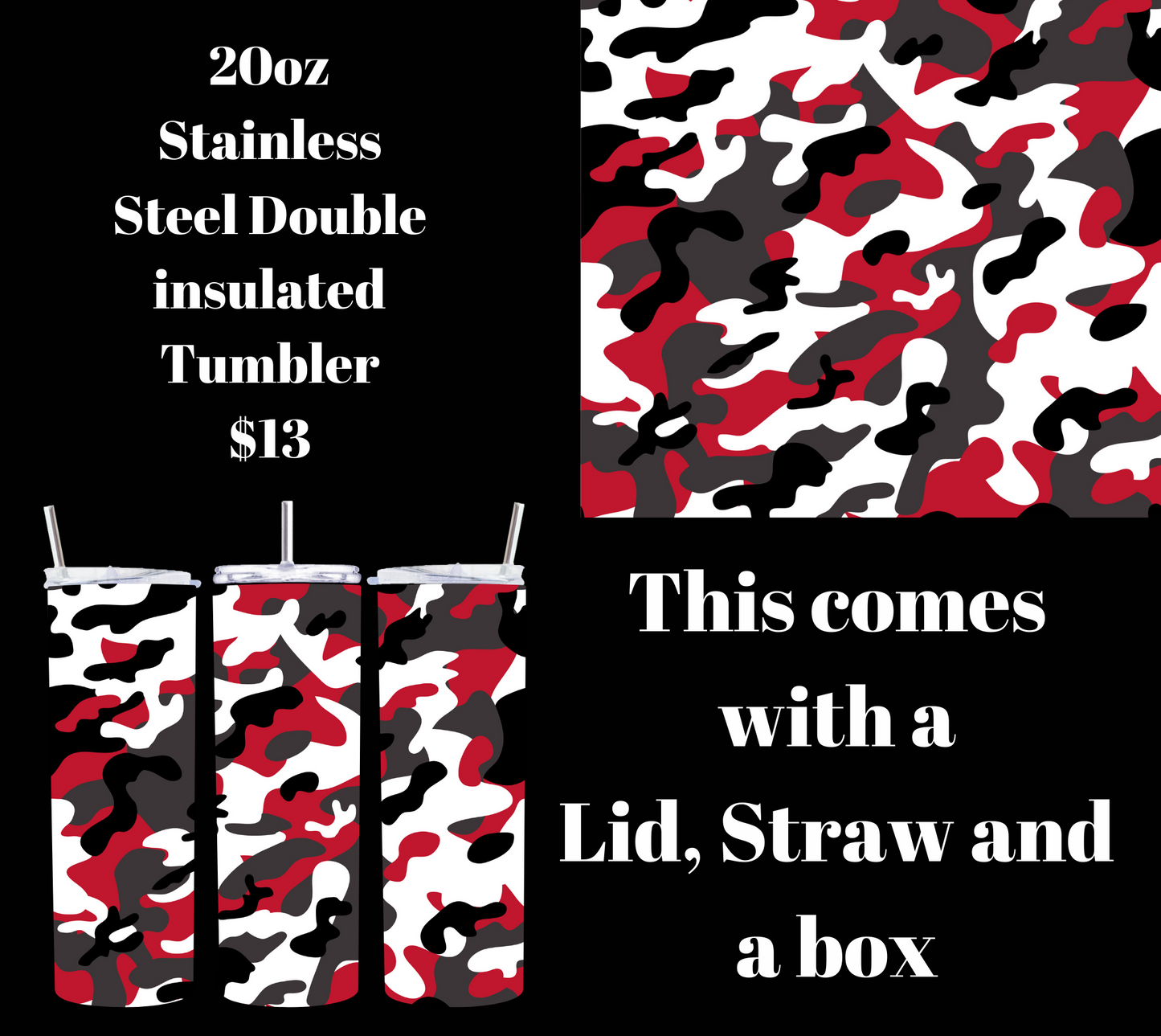 Stealth Sipper 20oz Tumbler