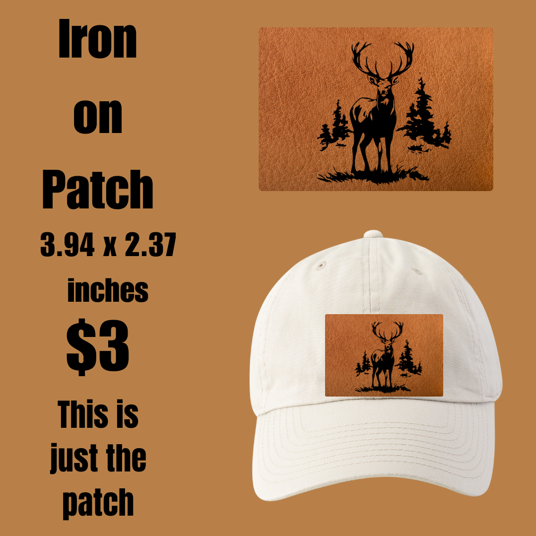 Stag of the Forest Iron-on Patch
