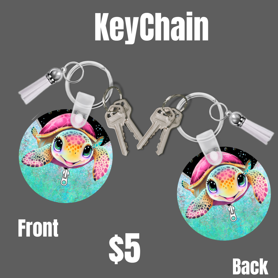 Baby Turtle Keychain
