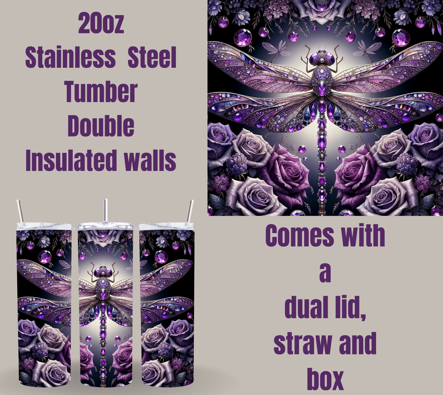 Luminous Botanica Insulated Tumbler Collection
