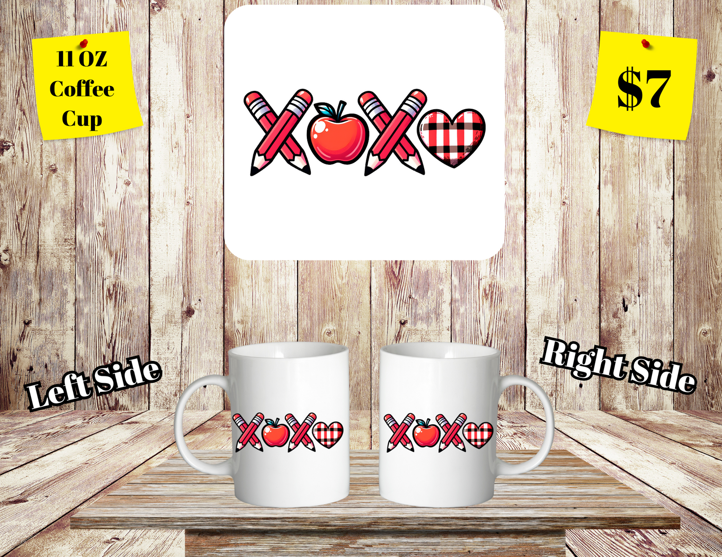 Cherished Educator Collection: 11 oz Teacher-Themed Coffee Mugs