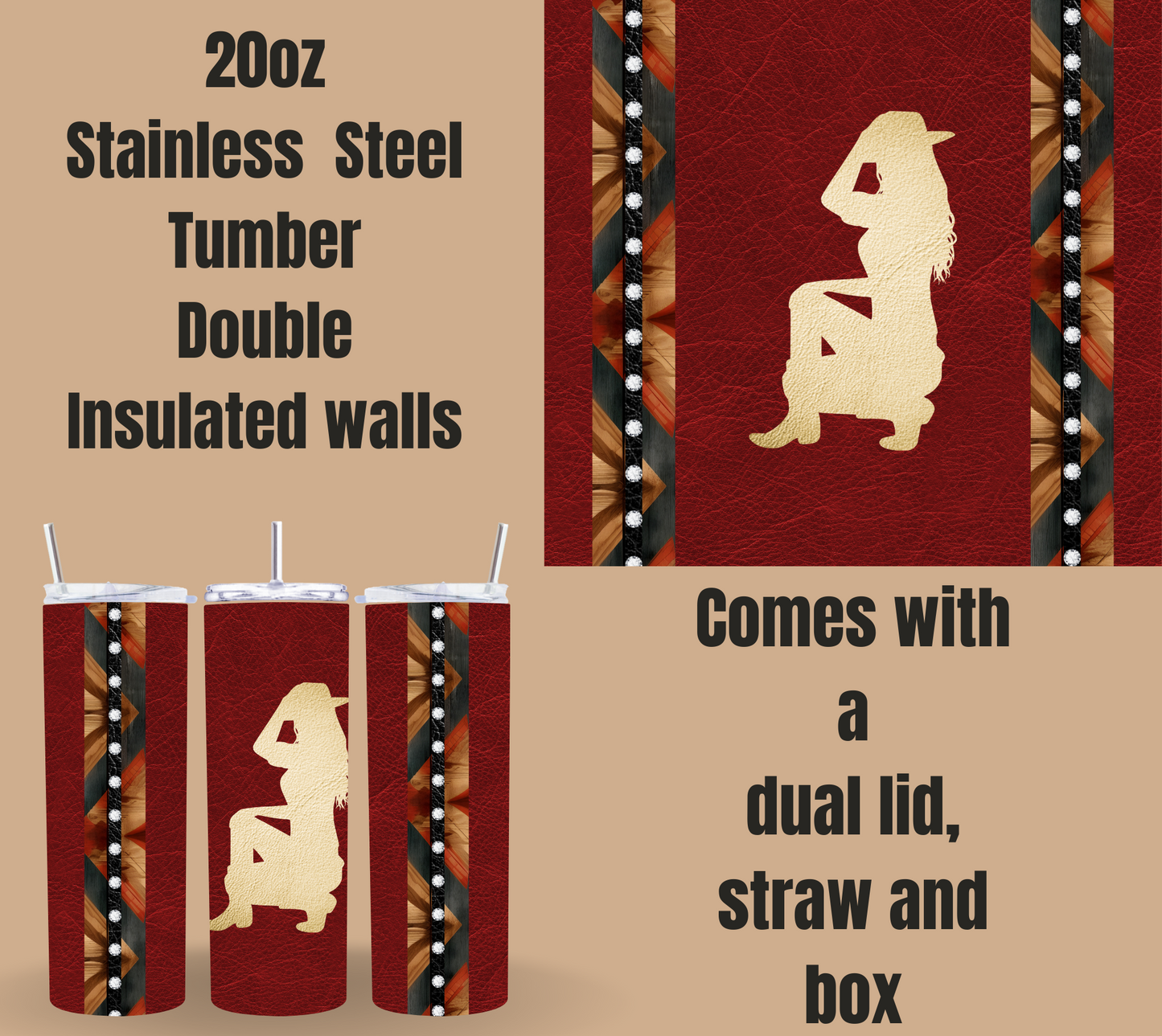 Cowgirl Quencher Tumblers
