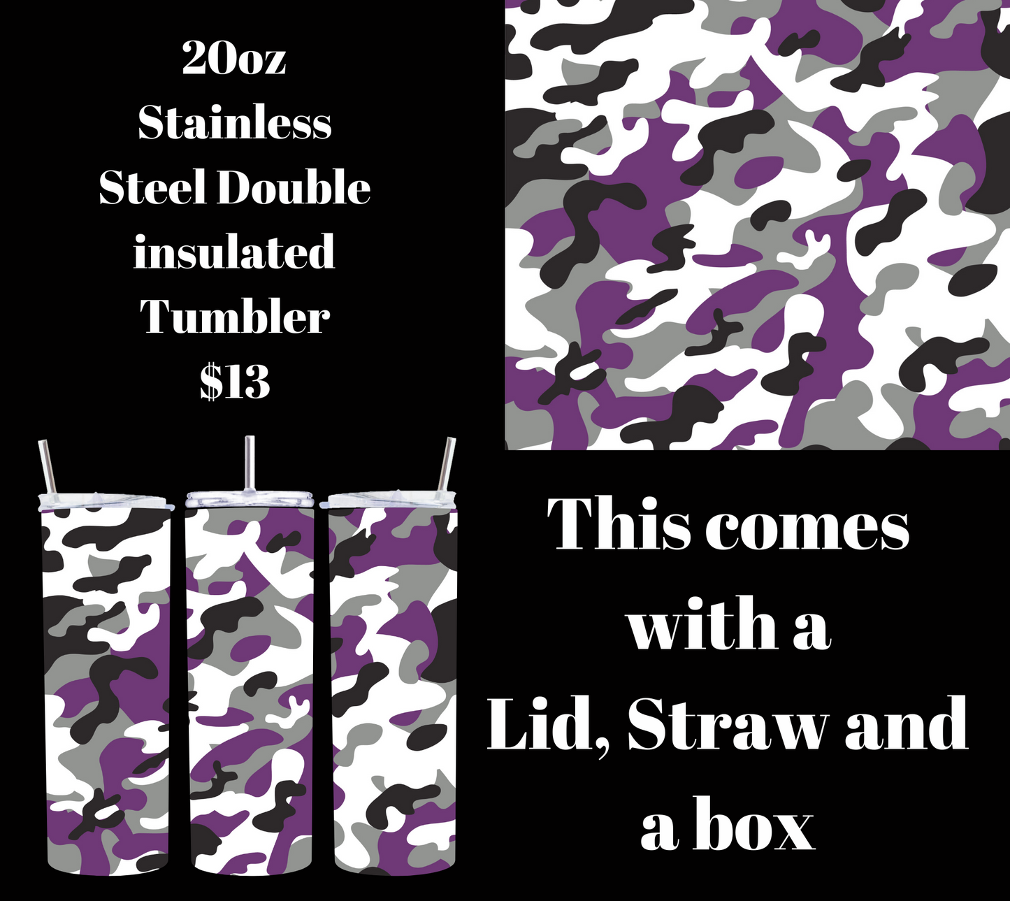Stealth Sipper 20oz Tumbler