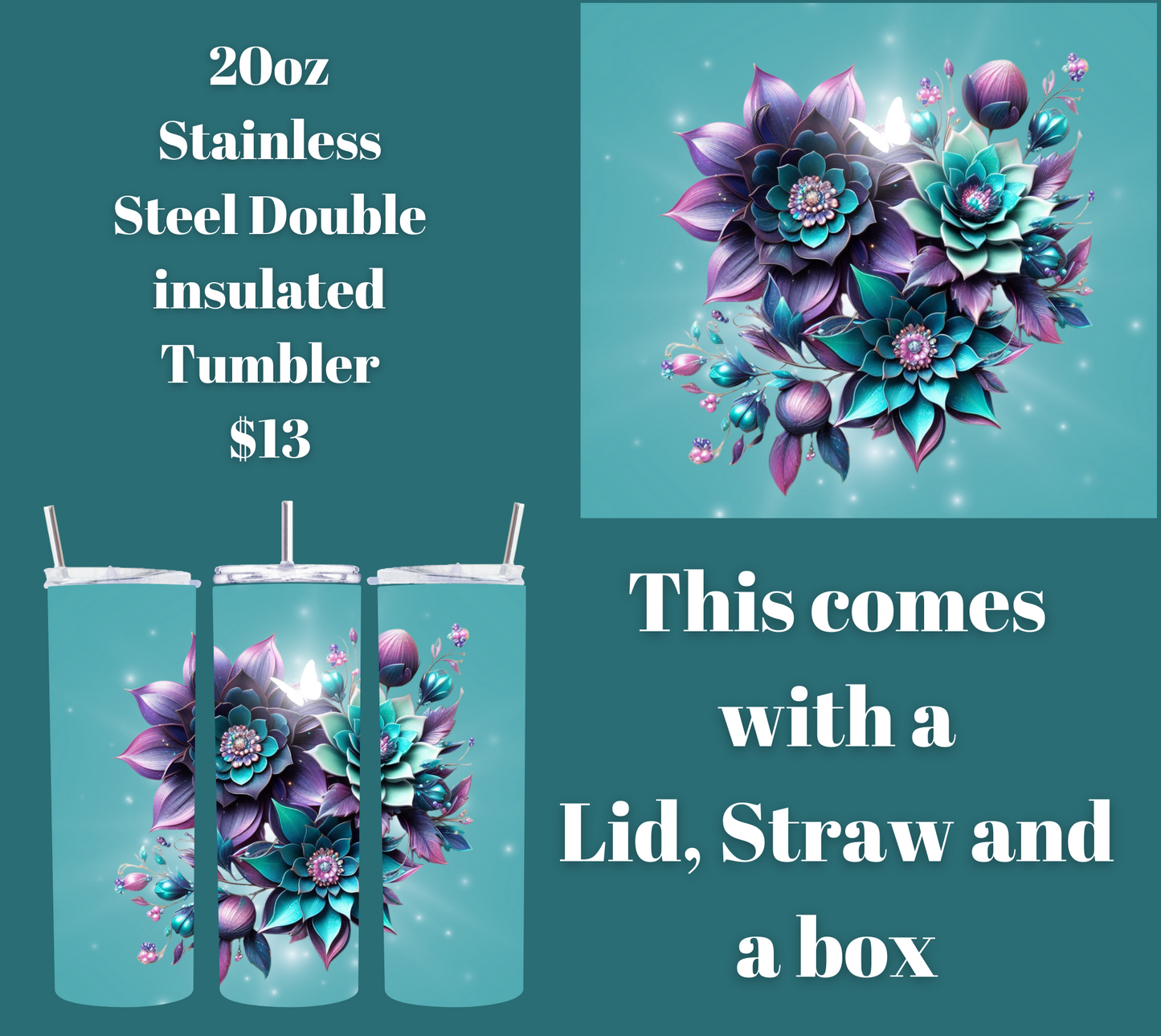 Butterfly Garden Bliss Tumbler