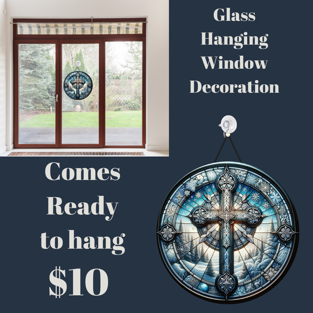Ethereal Light Sublimated Glass Window Art