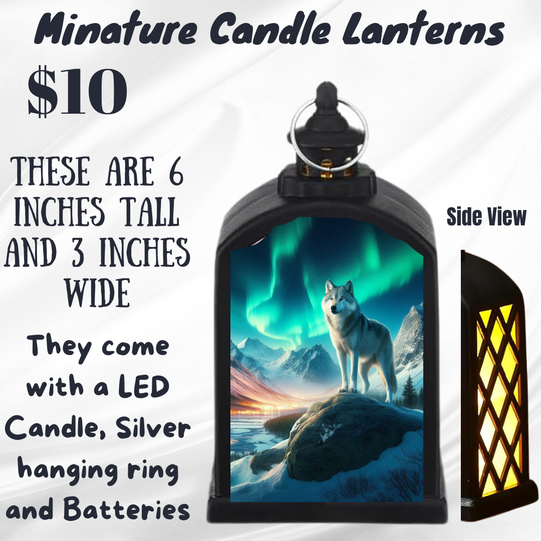 Arctic Majesty LED Candle Lantern