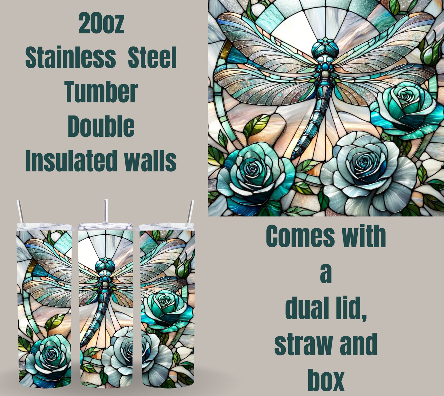 Luminous Botanica Insulated Tumbler Collection