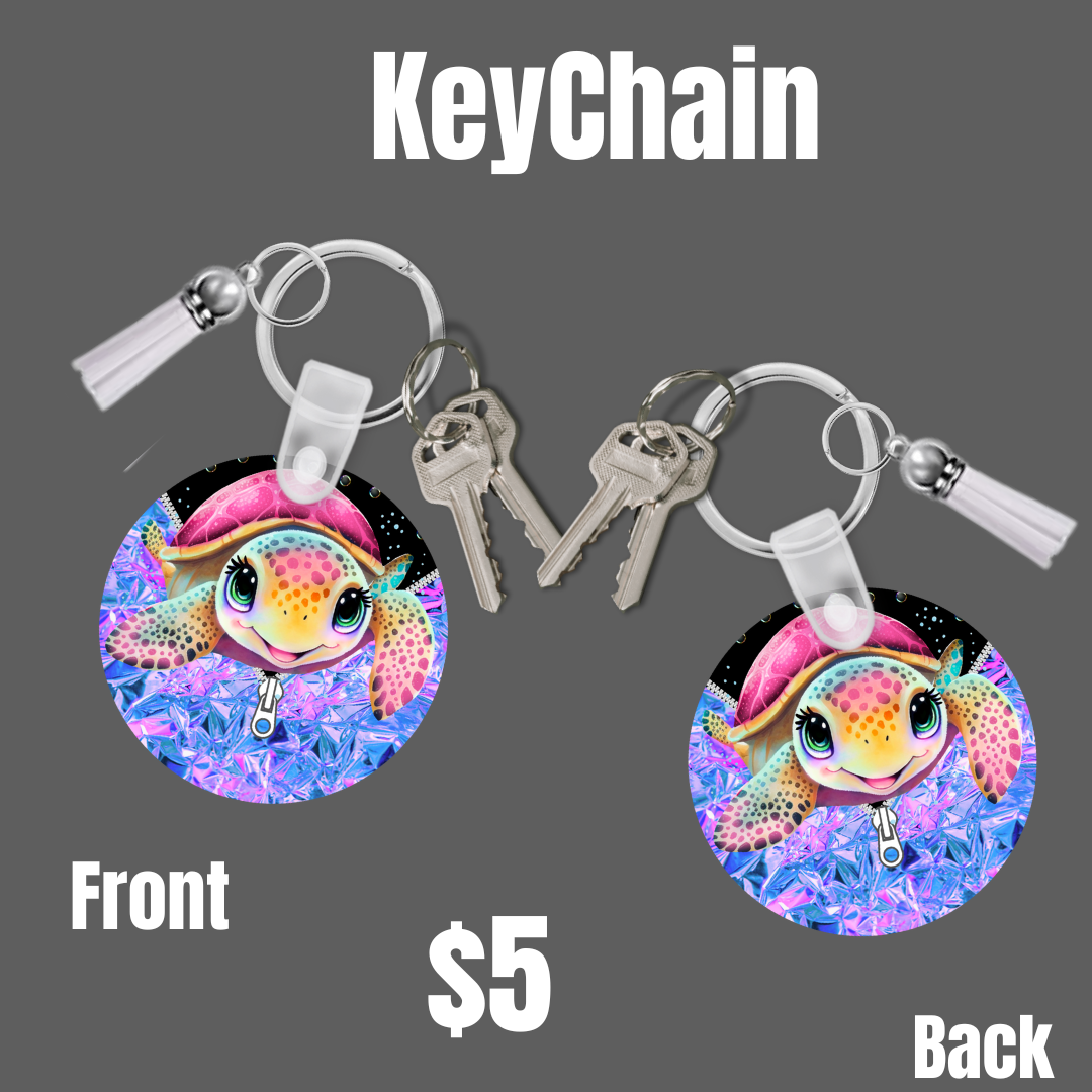 Baby Turtle Keychain