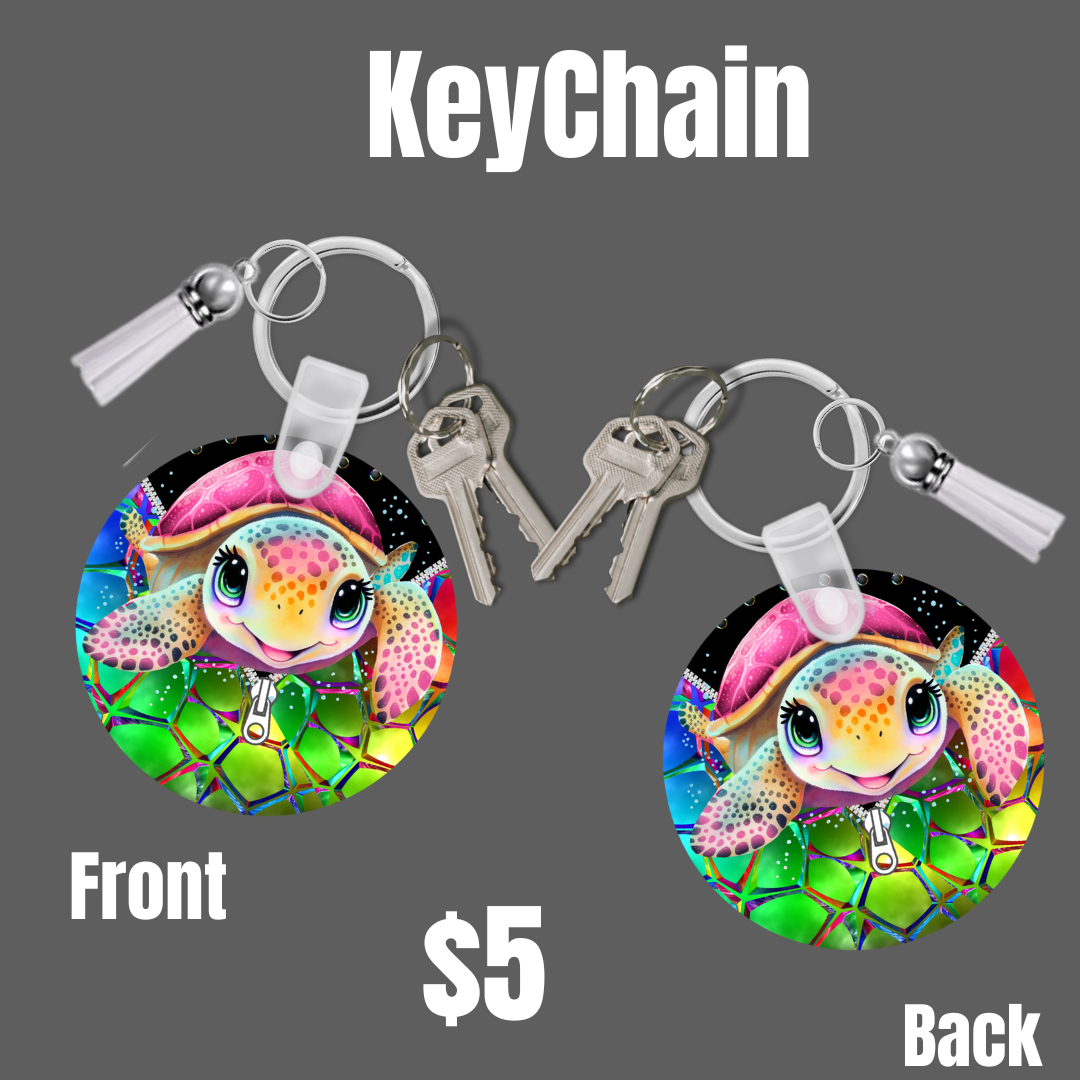 Baby Turtle Keychain