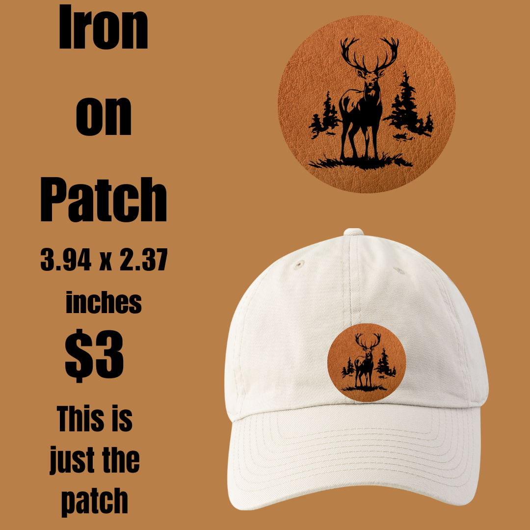 Stag of the Forest Iron-on Patch