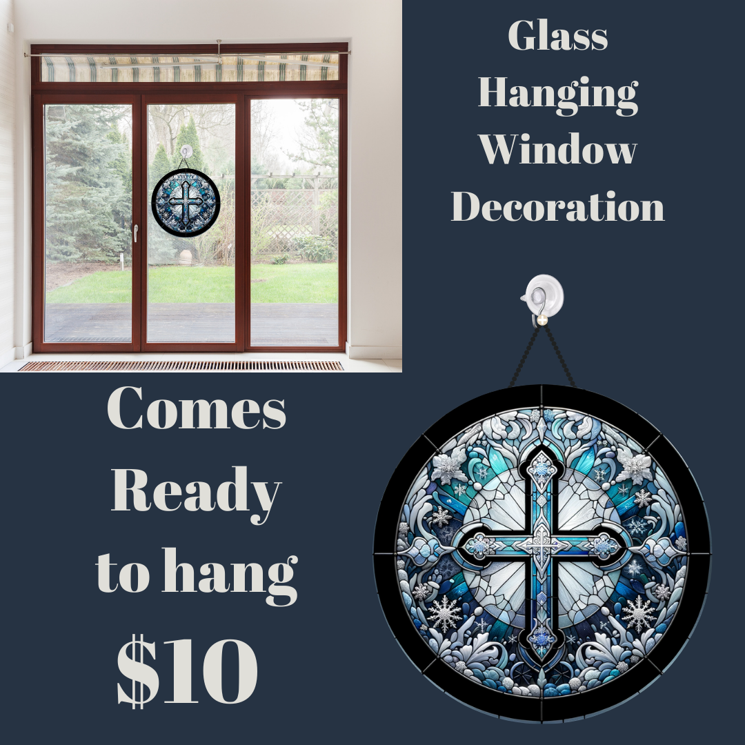 Ethereal Light Sublimated Glass Window Art