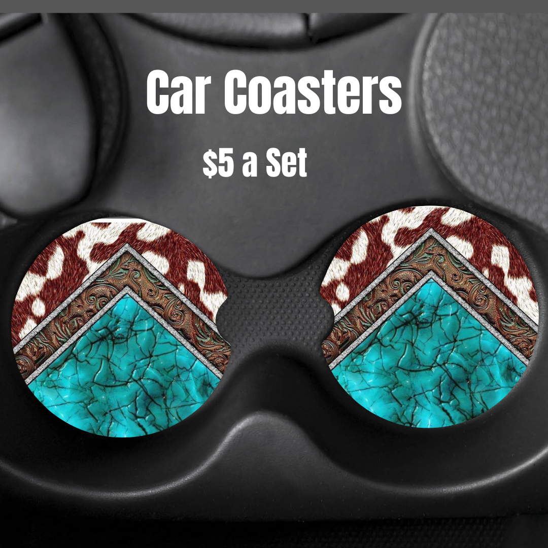 Mystic Southwest Fusion Car Coasters