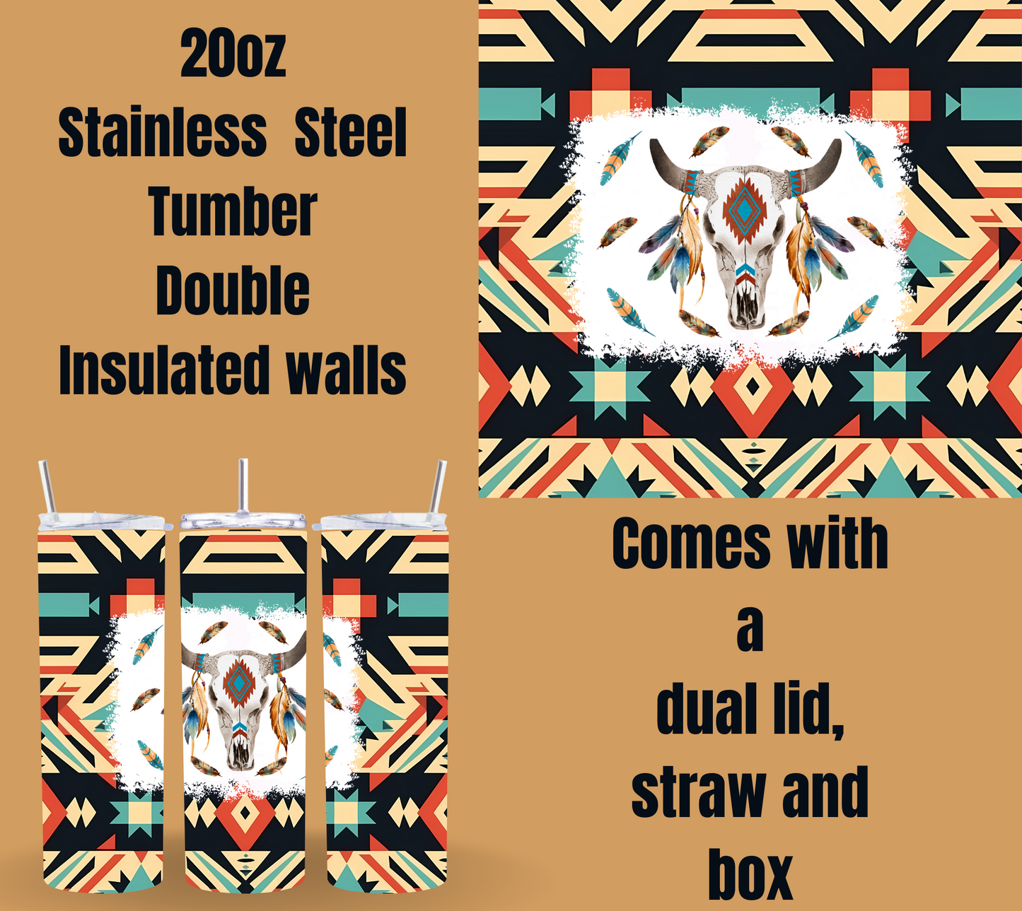 Tribal Spirit Insulated Tumbler