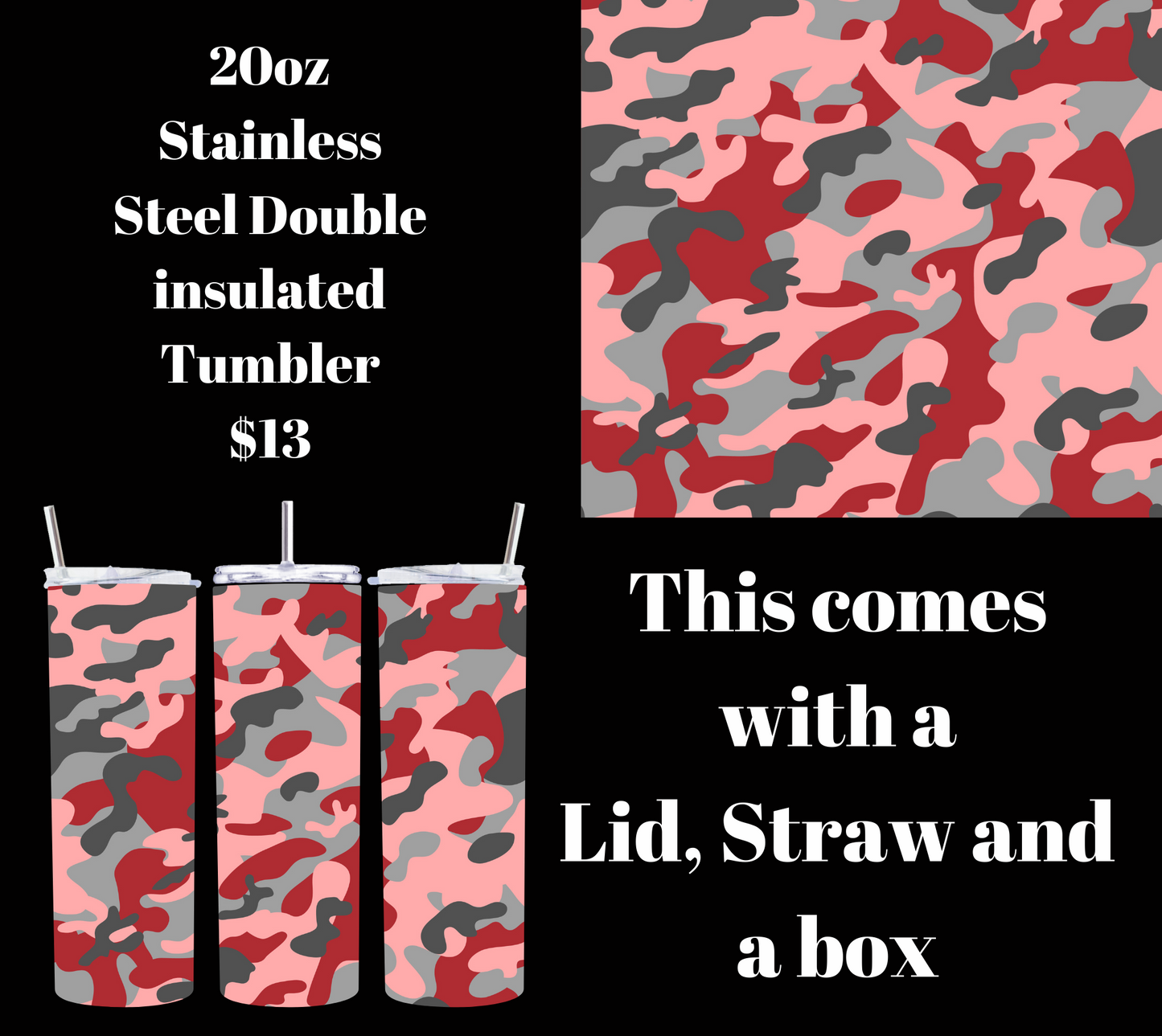 Stealth Sipper 20oz Tumbler