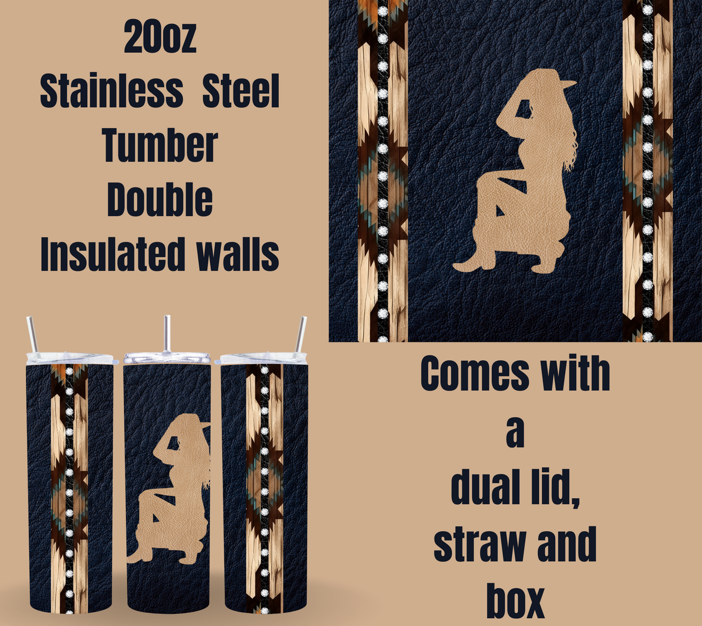 Cowgirl Quencher Tumblers
