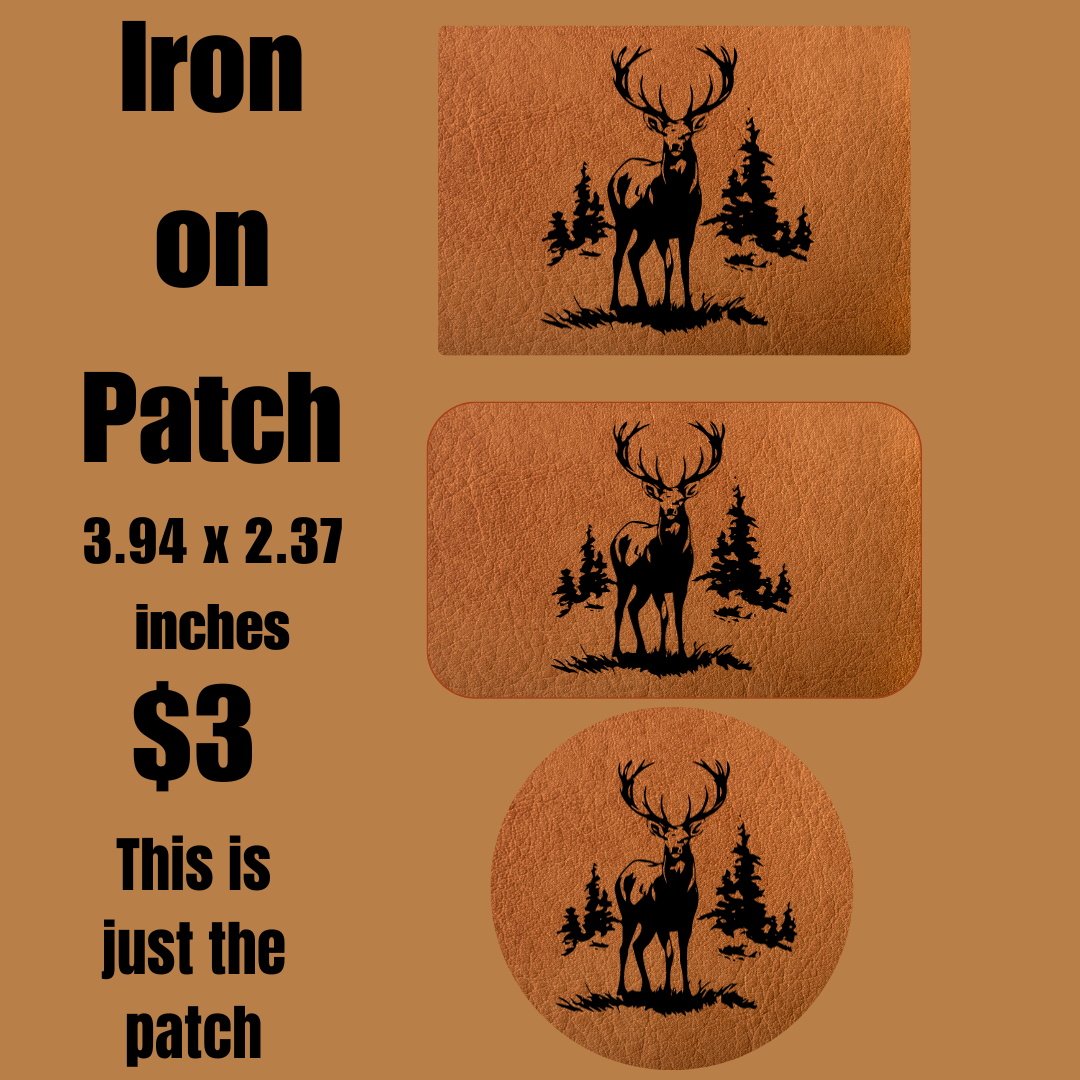Stag of the Forest Iron-on Patch