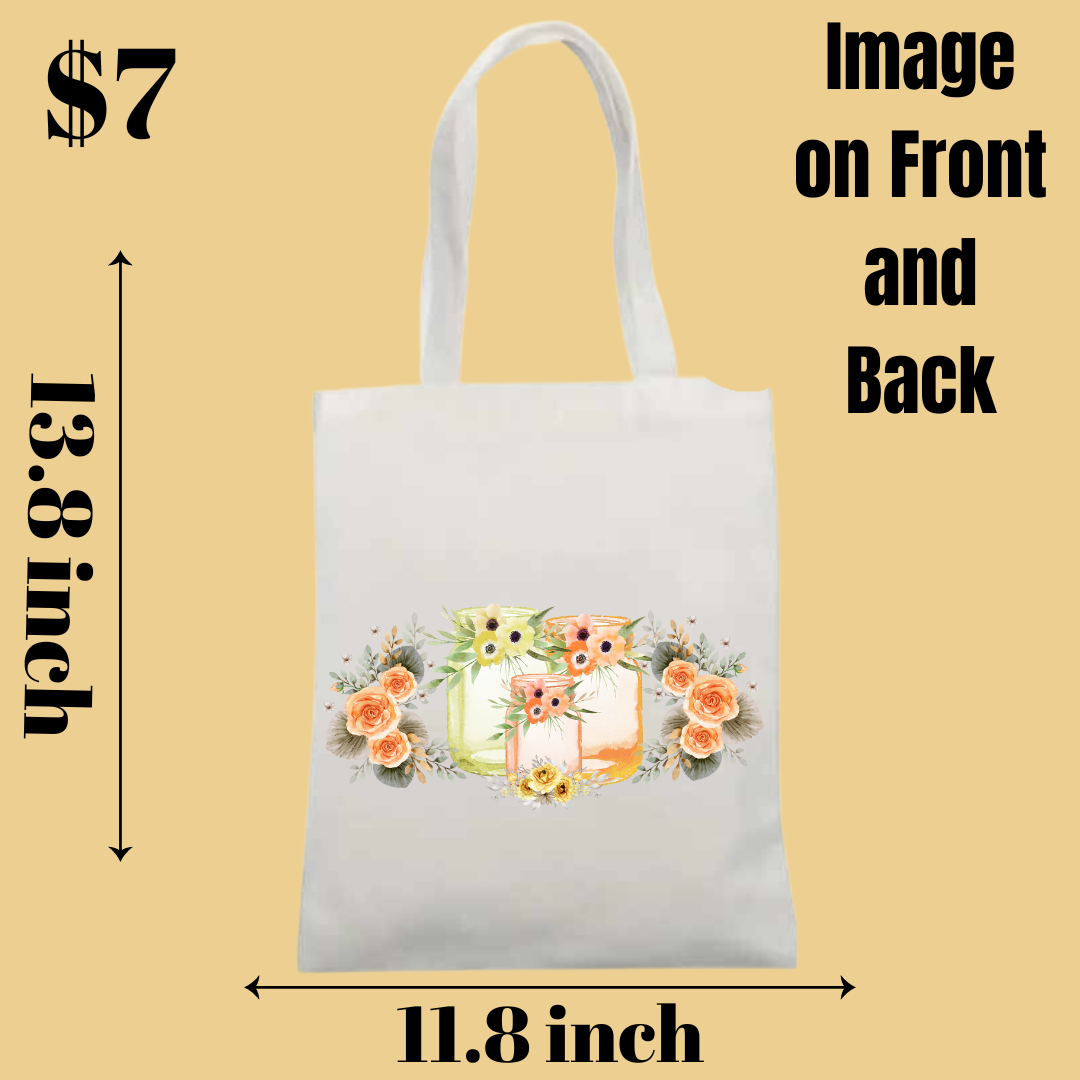 Botanical Mason Jar Tote Collection