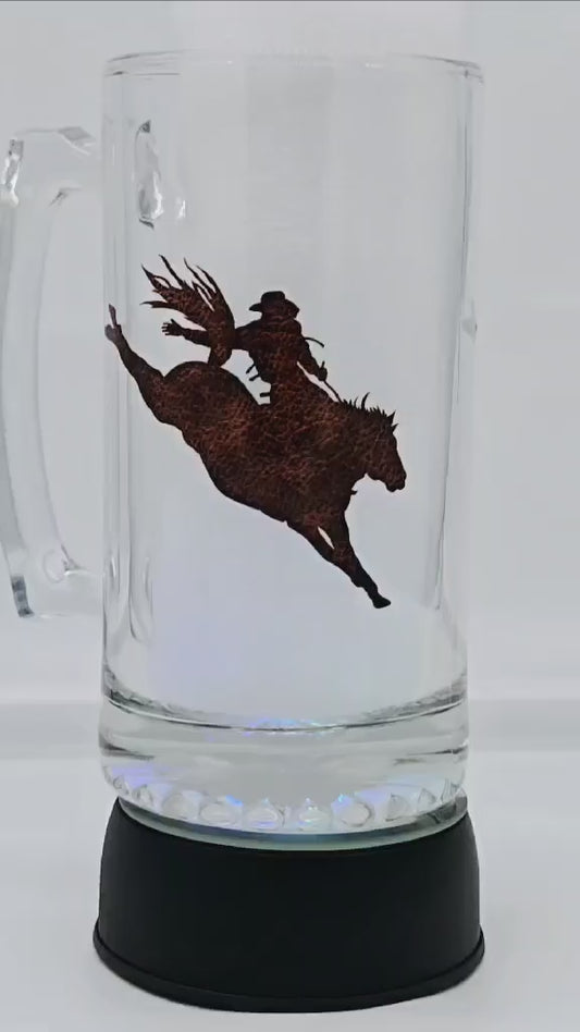 Wild Rodeo Rider Stein