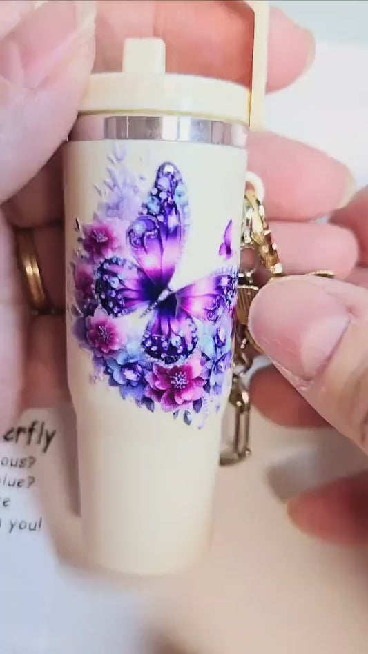 Soothing Serenity Lip Balm Holder Keychain